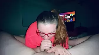 POINT OF VIEW StepDad tries Not to Spunk. Stepdaughter sneaks into his bedroom.