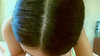 Charming and alluring Japanese homemade Nozami gives you a POINT OF VIEW oral sex - BANG!