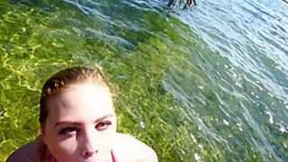 Brie Viano goes on a boat ride to get plowed on an island - Yngr