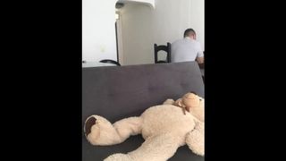 he masturbated me in the living room of my new apartment