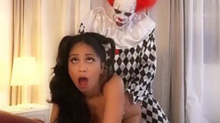 Young Brunette, Julie Was Playing With Herself When Her Partner Came To Fuck Her