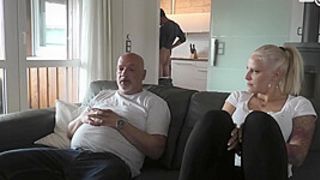 German bitch is cheating her man with fitnesstrainer