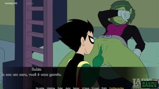 Teeny Titans ep 10 Gozei na Starfire e fiz Beast Lady gozar