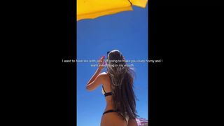 Gym lady wants to have sex with rich mature friend on Snapchat