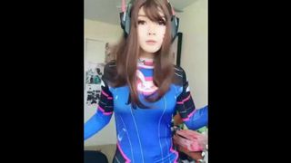 CUTE E GIRL ZUREEAL NUDE PATREON VIDEO (SEXY D.VA COSPLAY)