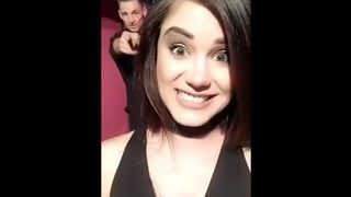 PUSSY AND BOOBS FLASHING LITTLE CAPRICE(SNAPCHAT ADD ME - Marryjane659)