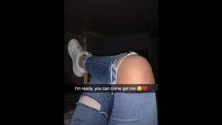 a pretty 18-year-older lady got a massive surprise in a conversation with her friend on snap chat