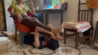Foot Stool for Fine British Babe (Preview - Full Clips4Sale - IcedCoffee55)