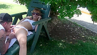 Summer Patio Group Pounding - Summersinners