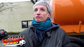GERMAN SCOUT - ANOREXIC PUNK YOUNGSTER LUNA PICKUP FOR SELF PERSPECTIVE CASTING FUCK