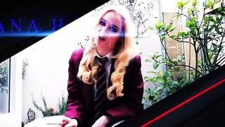 18-year-mature college chick's first wand experience