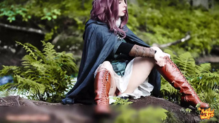 Elden ring. Melina plays with her snatch