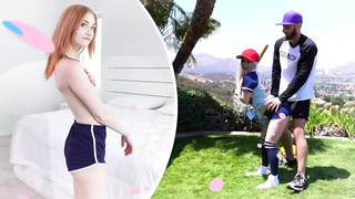 Attractive Babe With Natural Hairy Vagina Gets Her Snatch Filled Up By Her Basketball Coach - Exxxtra Small