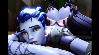 Widowmaker Sexed In Her Humongous Butt By BBC