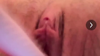 Vagina masturbates and facial with her toothbrush