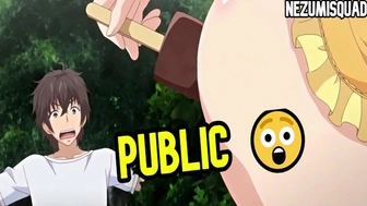 ????Teenie Caught Masturbating With Ice Cream in Public - Asian Cartoon????