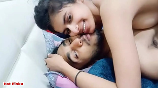 Charming Indian gf poked by bf on her birthday
