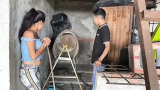 WHITE SLUT WITH MONSTROUS BOOTY LIKES CREAM-PIE IN HER PINK SNATCH 18 YEARS COUGAR - PORN IN SPANISH