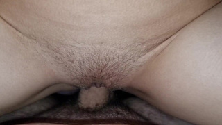 Pounding teenie babysitter on the table