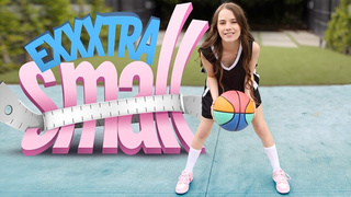 Cute Babe With Natural Hairy Vagina Gets Her Snatch Filled Up By Her Basketball Coach - Exxxtra Small