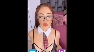 My Colombian stepsister rides me, so I can let her study