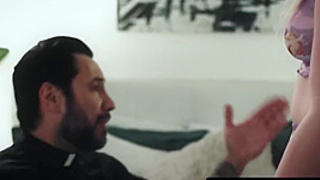 Troubled Teenie Mounts Her Preist To Piss Off Her Religious Stepmom - Pure Taboo And Eliza Eves