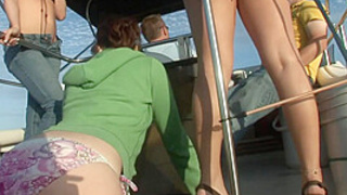 Hot Ladies Going on a Naked Boat Ride Around Tampa Bay