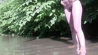 Group Of Hotties Have Intense Lesbo Sex While Floating Down A River - Bang