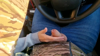 Hitch hiking teenie jerking me off