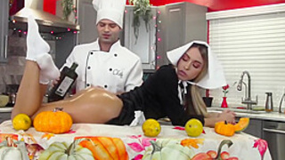 Khloe Kapri In Blonde Ass-Sex Stuffed In The Kitchen
