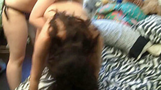 Red-Head And Brunette Have Fun In Front Of Mirror - LezdomAustria