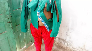 Pagal skank first time sex with desi indian local fiance hard poked cunt and ass-sex sex