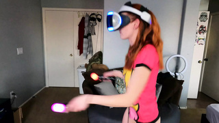 Tinder Date Nailed Me While I Tried To Play VR - Free Use