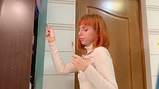 POV Spit and Toilet Slavery Pissing With Redhead Mistress Kira - PissVids