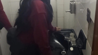 STUDENTS in THE BATHROOM of the Institute
