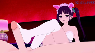 Yumechi and I have intense sex in a love hotel. - Akiba Maid War Anime