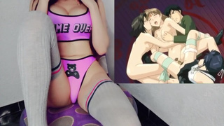 Estudiantes de escuela paranorlmal hacen orgias - Anime Gakuen Nanafushigi one