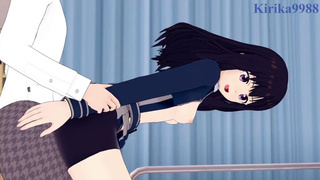 Takina Inoue and I have intense sex in the infirmary. - Lycoris Recoil Cartoon