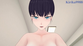 Akira Todo and I have intense sex in the bedroom. - World's End Harem Cartoon