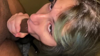 Clip of World Famous Alluring Skinny Swallowing & Fucking a Humongous Stiff Dark Wang