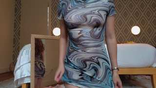 My Tiny Virgin Nipples Need Blown - FULL TRANSPARENT DRESS NAKED TRY ON HAUL - SableHeart