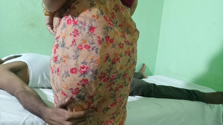 Indian housewife seduced by her neighbour and take oral sex