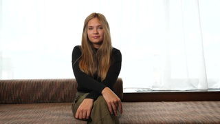 Blonde Spanish youngster lady takes two penises during her casting