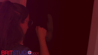 Ginger British Nurse Gives Gloryhole Bj