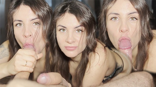 Evening adventures with a wang in your mouth and a mouth full of sperm.