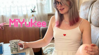 Gf lost at board game and paid with her juicy snatch and slobbery oral sex MiYukee