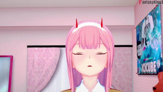 Zero 2 having sex | free POINT OF VIEW | DARLING in the FRANXX | Full & Full SELF PERSPECTIVE on Patreon: Fantasyking3