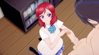 Maki Nishikino and I have intense sex in the bedroom. - Love Live! School Idol Project Anime