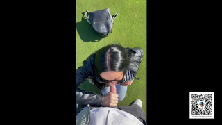 Amazing bj on the golf course - Tonny and Mia