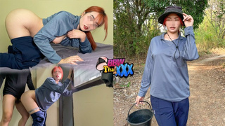 Gardener's ex-wife was fuck by a stranger after work (Full & Uncen in Fansly @BbwThaixxx)25min